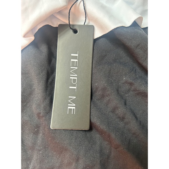 Tempt Me‎ Black One Shoulder Ruffle One Piece Swimsuit Women's Swimwear - Picture 8 of 9